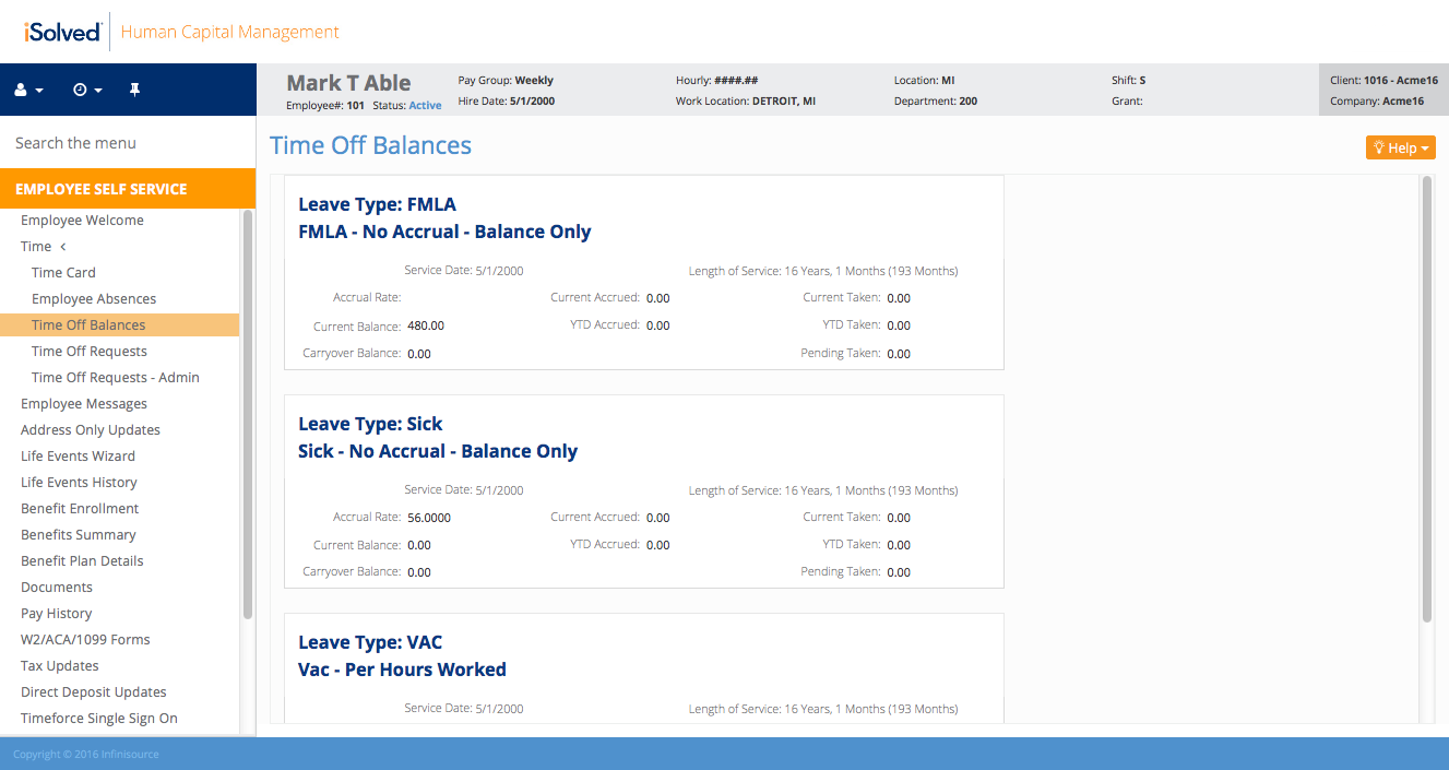 Online Time Tracking For Work Isolved